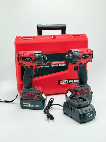 🔴 סט מברגות אימפקט מקצועי – Carlsson Tools 24V 🔴