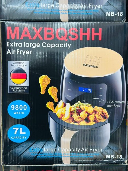 מטגנת אוויר MAXBQSHH MB-18 – קיבולת גדולה 7 ליטר