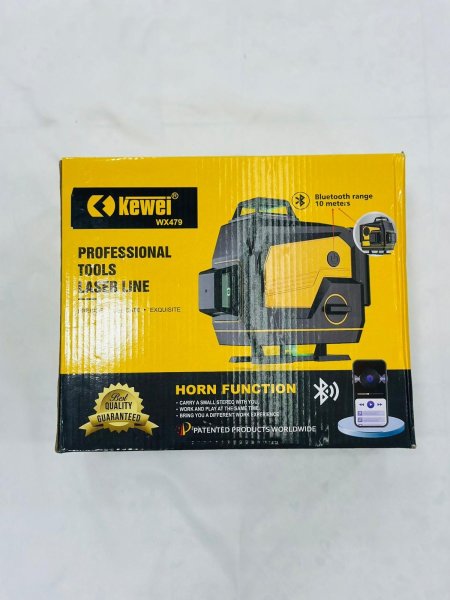 פלס לייזר מקצועי Kewei WX479 עם בלוטות'
