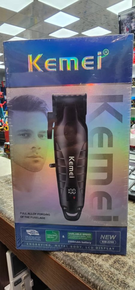 ✨ קבל מראה מושלם עם מכונת התספורת Kemei KM-2290!