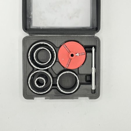 סט מקדחי כוס יהלום לאריחים, שיש וזכוכית